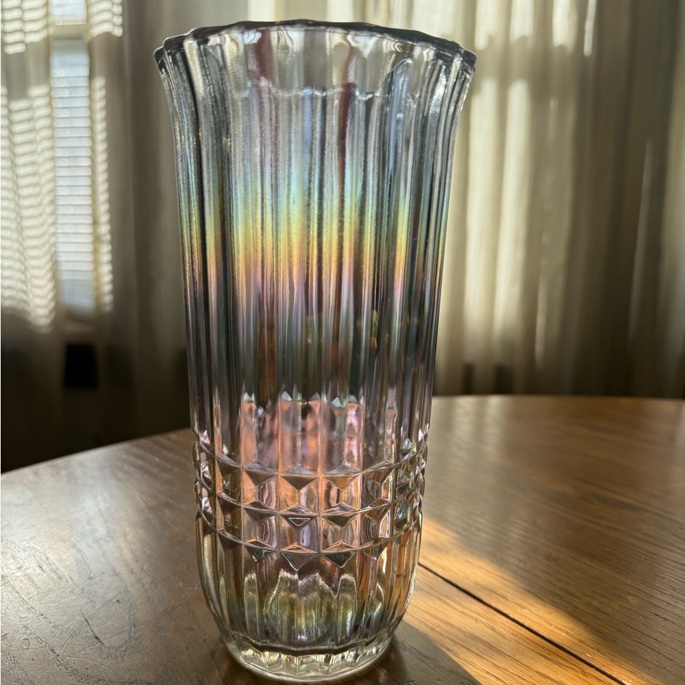 Iridescent Glass Vase - Picture 2 of 4